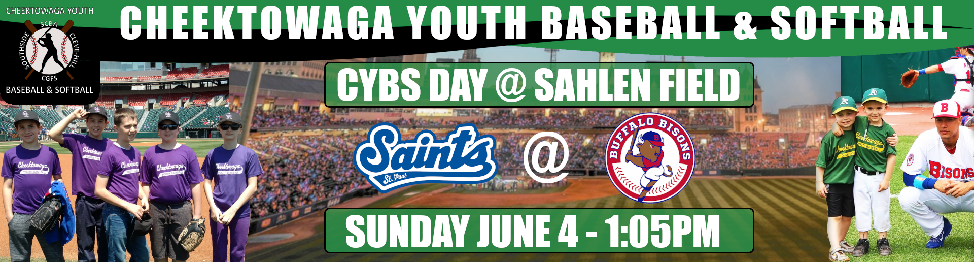 CYBS DAY @ SAHLEN FIELD